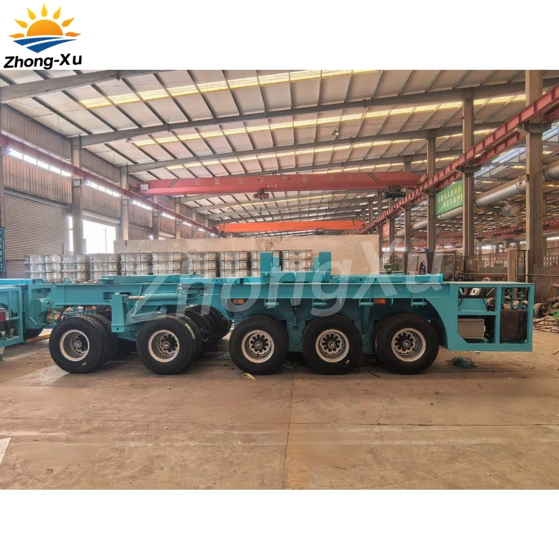 300 - 500 Tons Multi Axle Concrete Beam Girder /Bridge Transport Trailer Detachable Removable Hydraulic Steering Modular Lowbed /Flatbed Semi Trailer