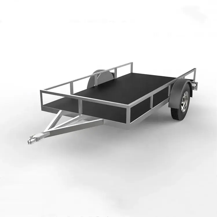 Industrial-Grade Galvanized Car Hauler Trailer – Custom Cage Height (600/900mm) – OEM Supplier