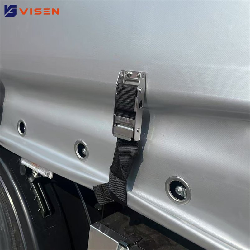 Wide Loading Aperture Optimal Space Utilization Side Curtain Semi Trailer
