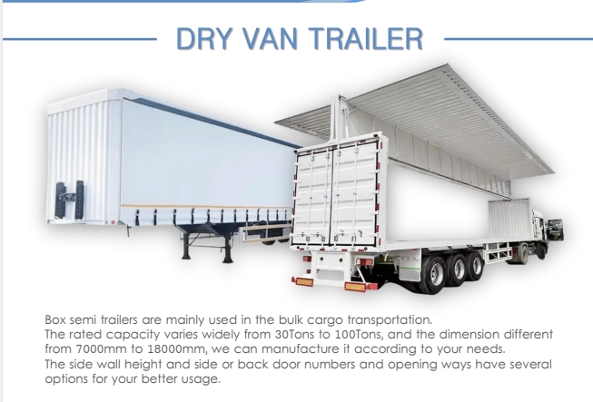 2 3 4 Axle Curtain Side Box Van Type 45FT Cargo Transport PVC Tarpaulin Sliding Cargo Truck Semi Trailer with Air Suspension Low Price