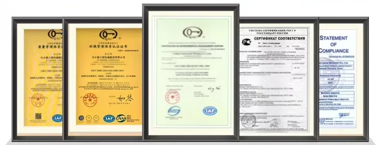 Certifications