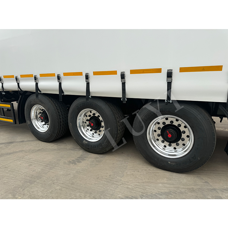 Road Transporting 60ton 80ton Grain Closed Van Box Truck Semi Trailers