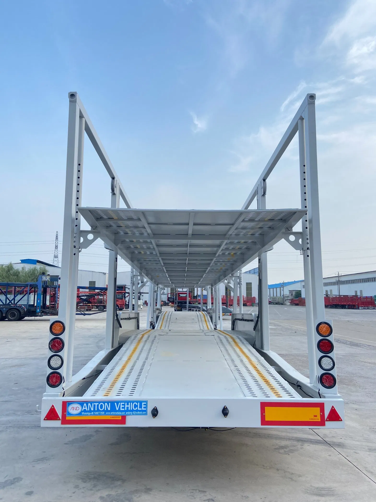 2 Axles 8 Sets Russian Special Purpose Car Transport Semi-Trailer Chinese Manufacturer