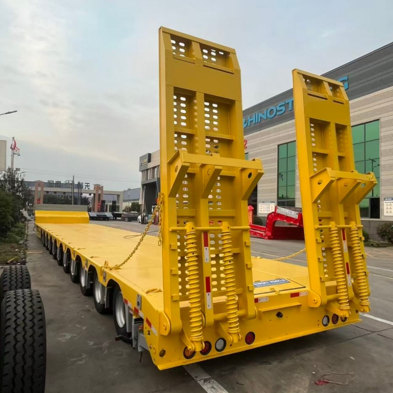China Heavy Duty 200 Tons Hydraulic Modular Trailer Semi Truck Trailer Lowbed Semi Trailer Customised Special Vehicles for Sale