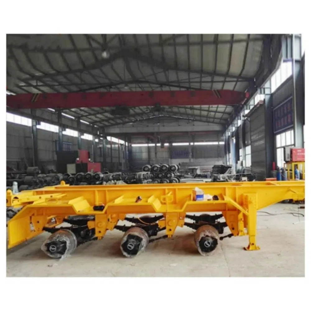 40FT Container Sliding Skeletal Skeleton Semi Trailer Skeletal Semi Truck Trailer