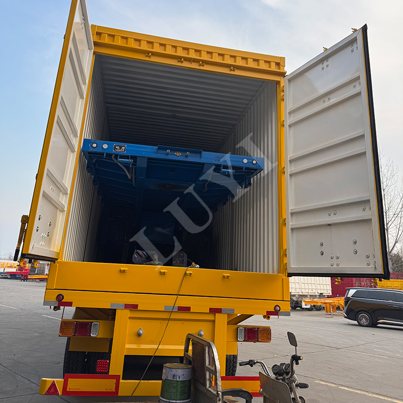 Goods Transport Dry Van Semi Trailer Cargo Box Container Bulk Truck Semi Trailer for Saleno Reviews Yetliangshan Changhong Special Purpose Vehicle Manufacturi