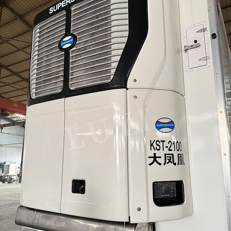 90m³ Capacity -30º C~5º C Range Temperature Professional Meat/Frozen Food Transport Vehicle 14.5m 3-Axle Refrigerated Semi-Trailer