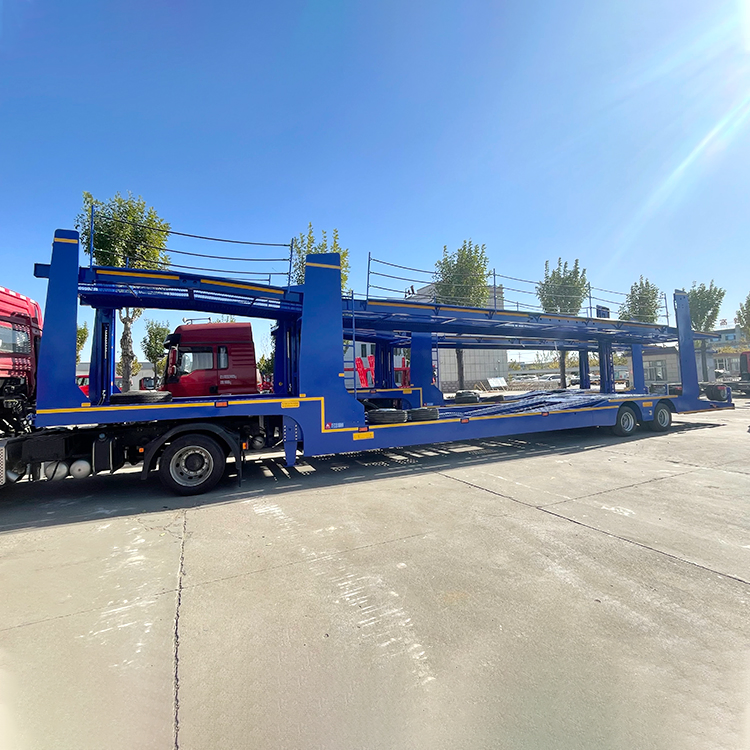 China Factory Nice Quality European Standard Double Deck Hauler Trailers Transport Car Manufacturers Car Carrier Trailer