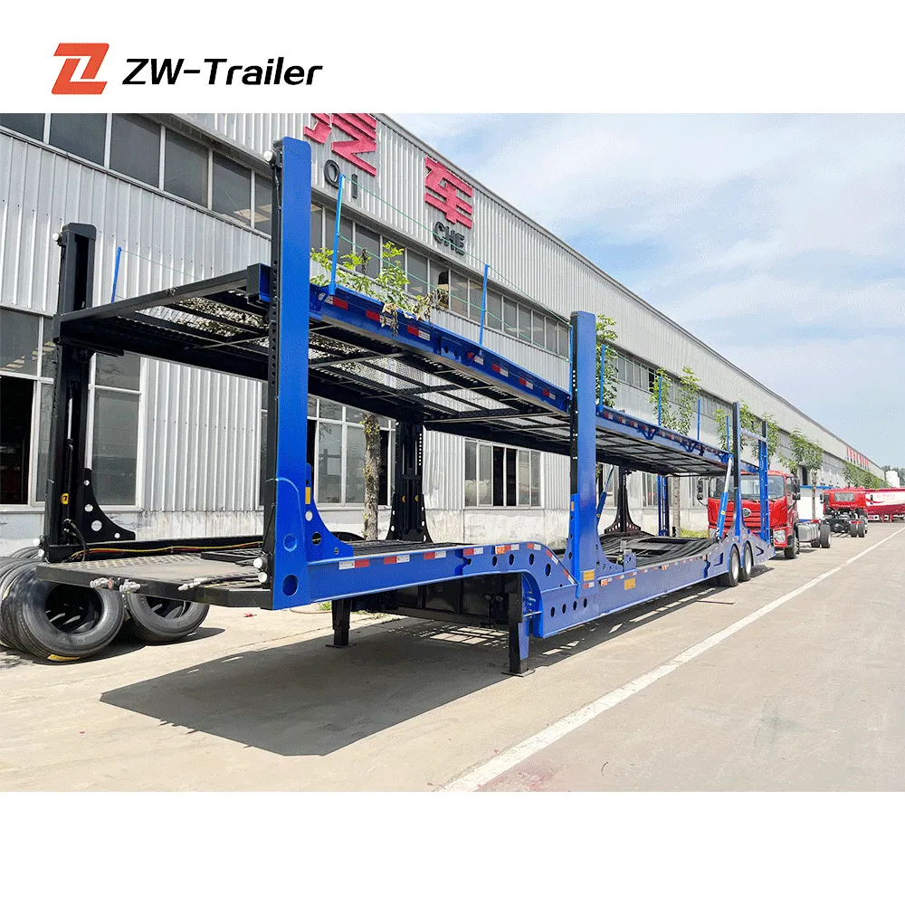 Customized Double Deck Hauler Car Transport Truck Semi-Trailer Car Carrier Semi Trailer for Sale