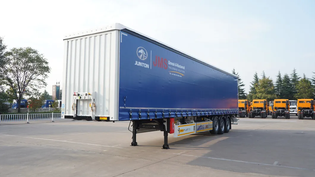Side Curtain Semi-trailer view 2