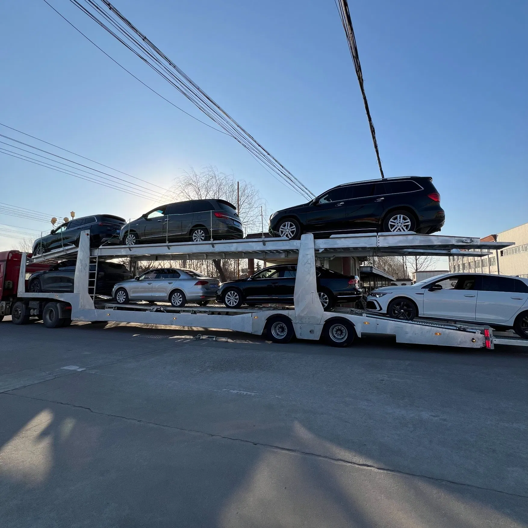 Ottc 2025 New 2/3/4 Axles 50t 60t 70t 80t Car Transport Double Deck Vehicle Car Carrier Semi Trailer