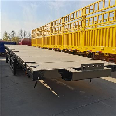 2 3 Axle 20 40 45 FT 40 60 80 100 Ton Port Frame Trailer Semi-Trailer with Rotary Lock Container Chassis Frame