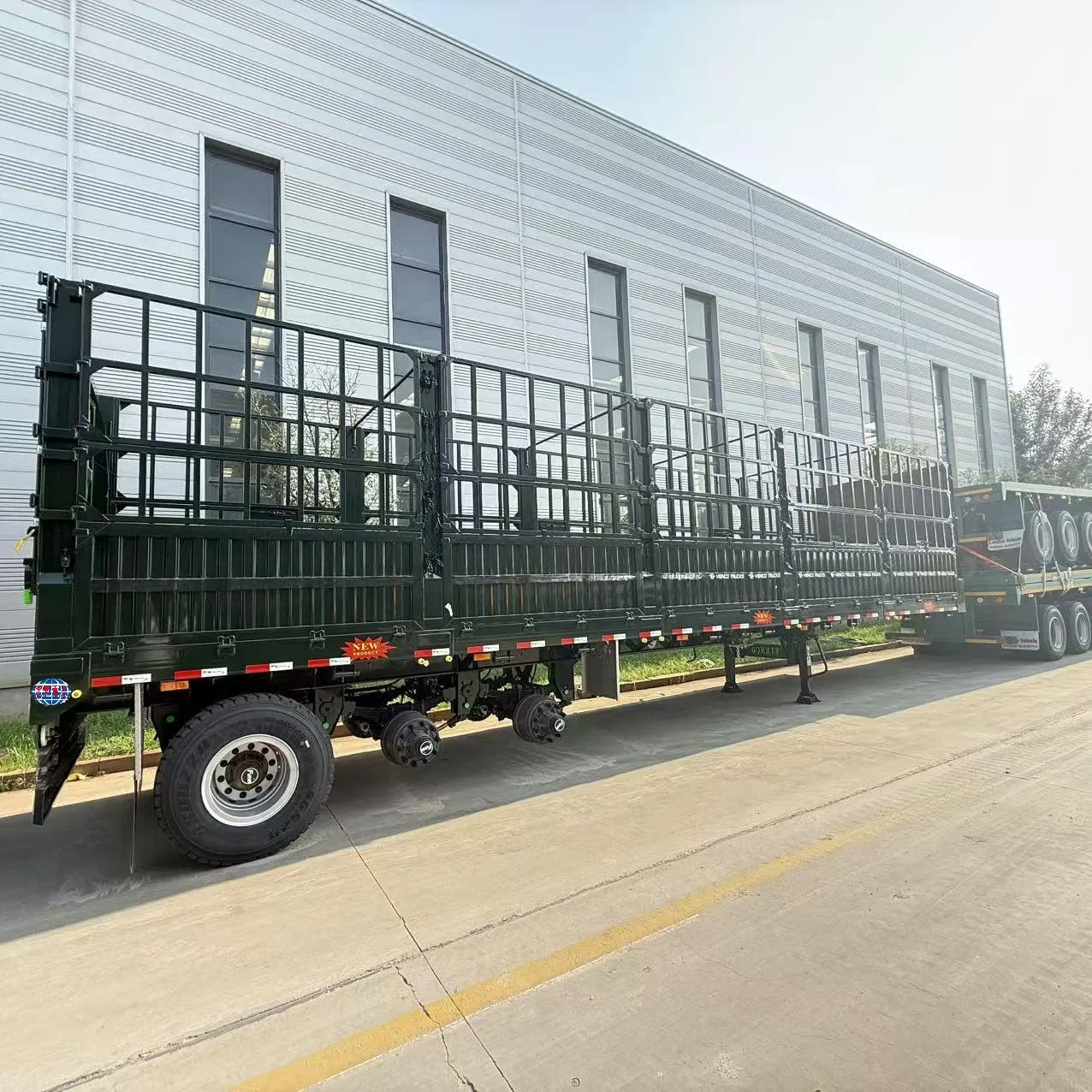 3/4/5-Axle Mechanical Suspension Air Suspension 30 Tons /40 Tons /50 Tons 12850X2450X2350mm (customizable) Curtain Side Semi-Trailer