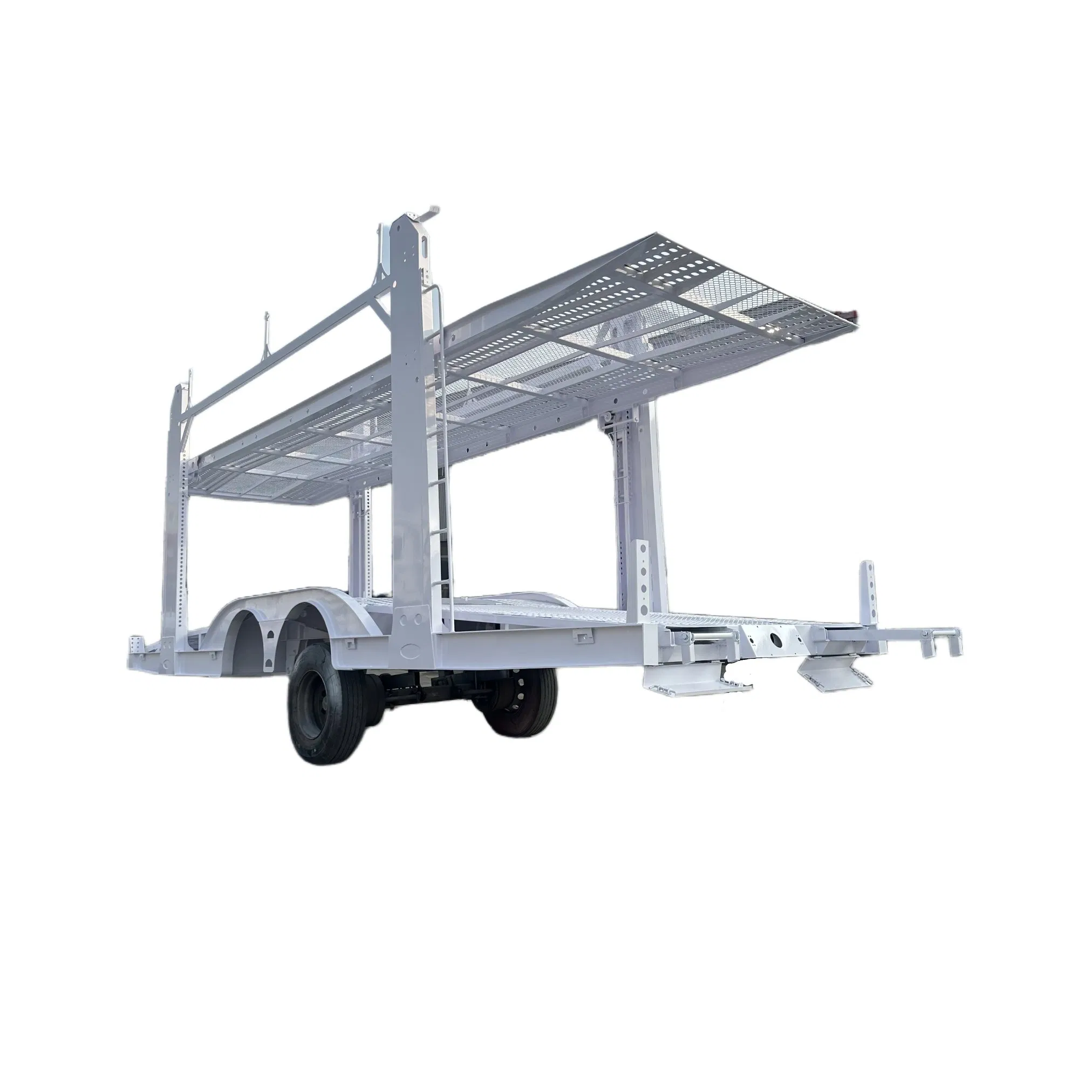High Quality 2/3 Axle Aluminum Used and New Car Hauler Transport Vehicle 8unit Car Carrier Trailer for Sale