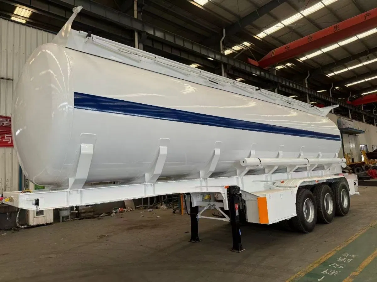 45m3 Tanker Trailer For Sale Transport Oil Diesel Petro Fuel Tank Trailer