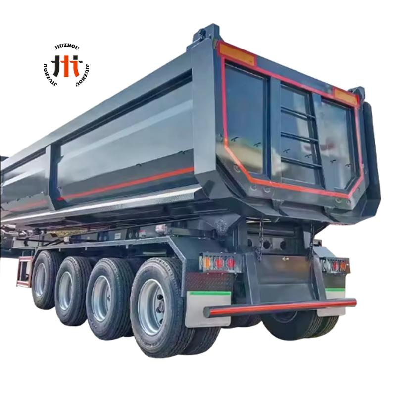 Hundred Ton King Dump Trucks for Transporting Sand, Gravel and Dirt Trucks Made in China This Is The Most Popular Semi-Trailer in The United States.