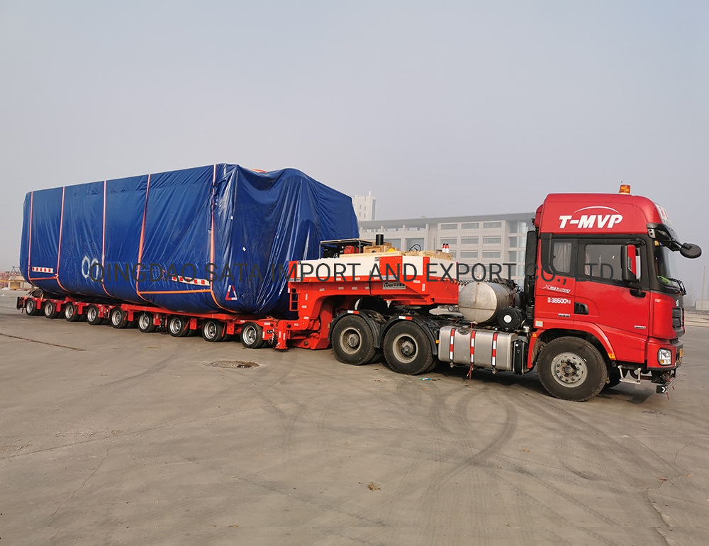 400 Ton Load-Load Hydraulic Steering Turntable Compatible Goldhofer Thp/SL Modular Trailer