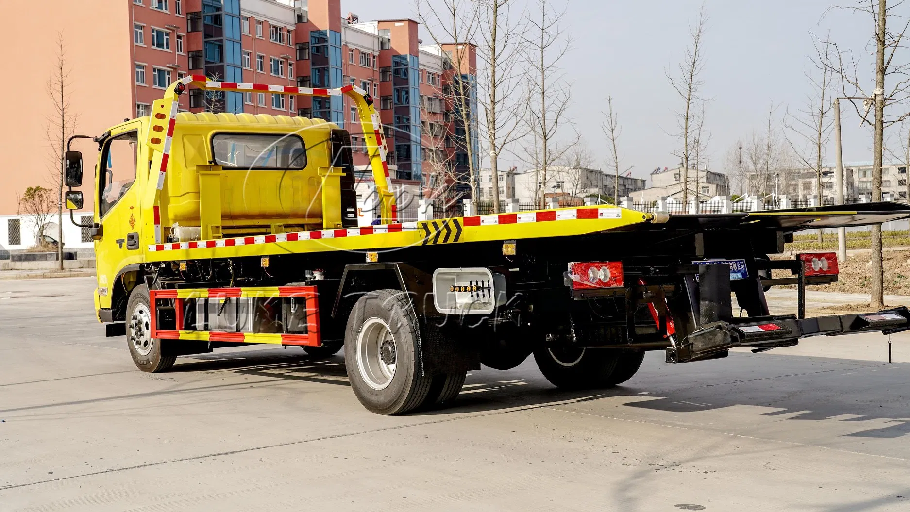 New Foton Flatbed Rescue Truck 4X2 Special Transportation Wrecker Tow Vehicle Made in China Special Purpose Trucks
