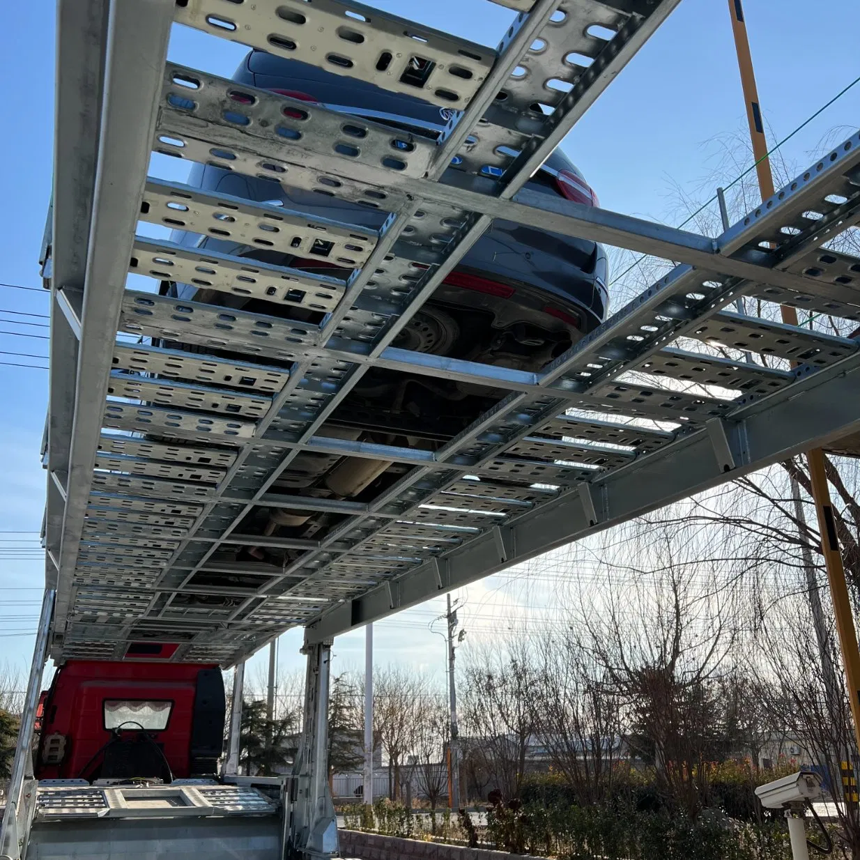 Ottc 2025 New 2/3/4 Axles 50t 60t 70t 80t Car Transport Double Deck Vehicle Car Carrier Semi Trailer