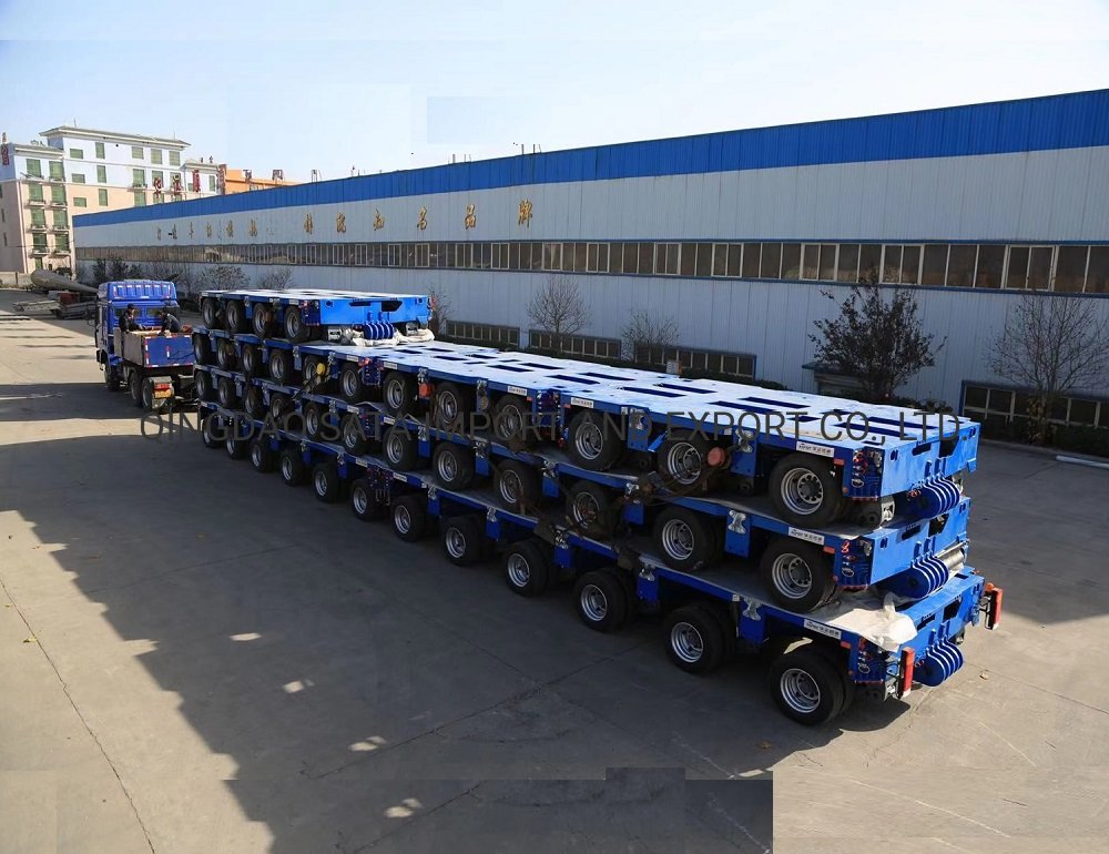 400 Ton Load-Load Hydraulic Steering Turntable Compatible Goldhofer Thp/SL Modular Trailer