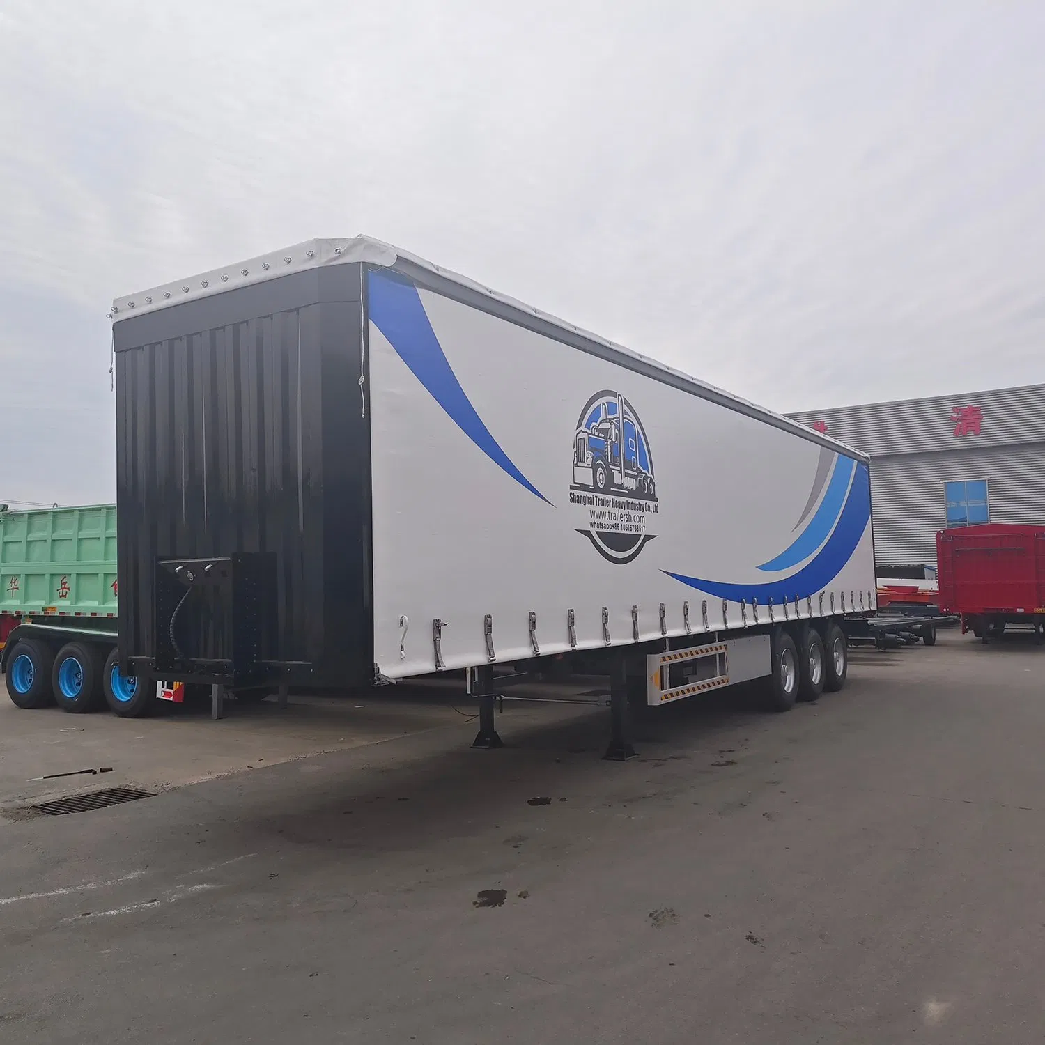 Adaptable to Various Cargo Types Special Purpose Trailer Construction Site Transport Semi Trailer