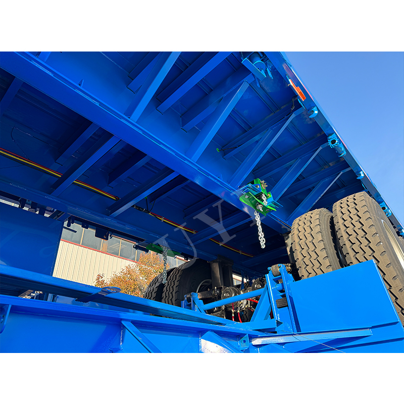 40FT Flatbed and Container Carrier Semi Trailer Platform Semi Trailer Shipping Container Trailer