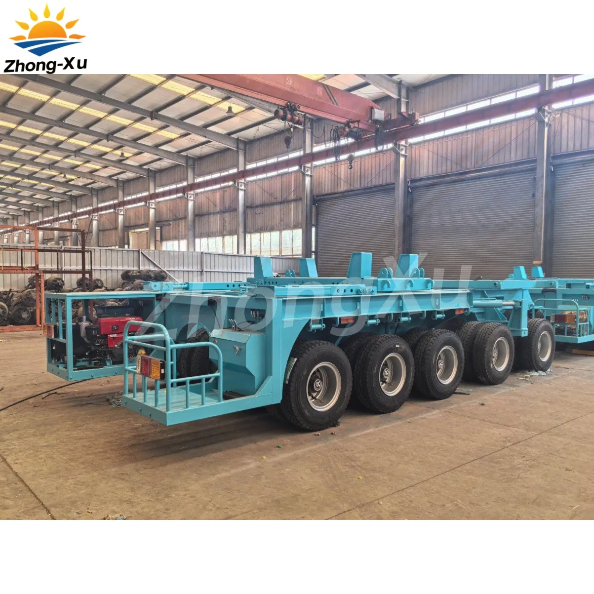 300 - 500 Tons Multi Axle Concrete Beam Girder /Bridge Transport Trailer Detachable Removable Hydraulic Steering Modular Lowbed /Flatbed Semi Trailer