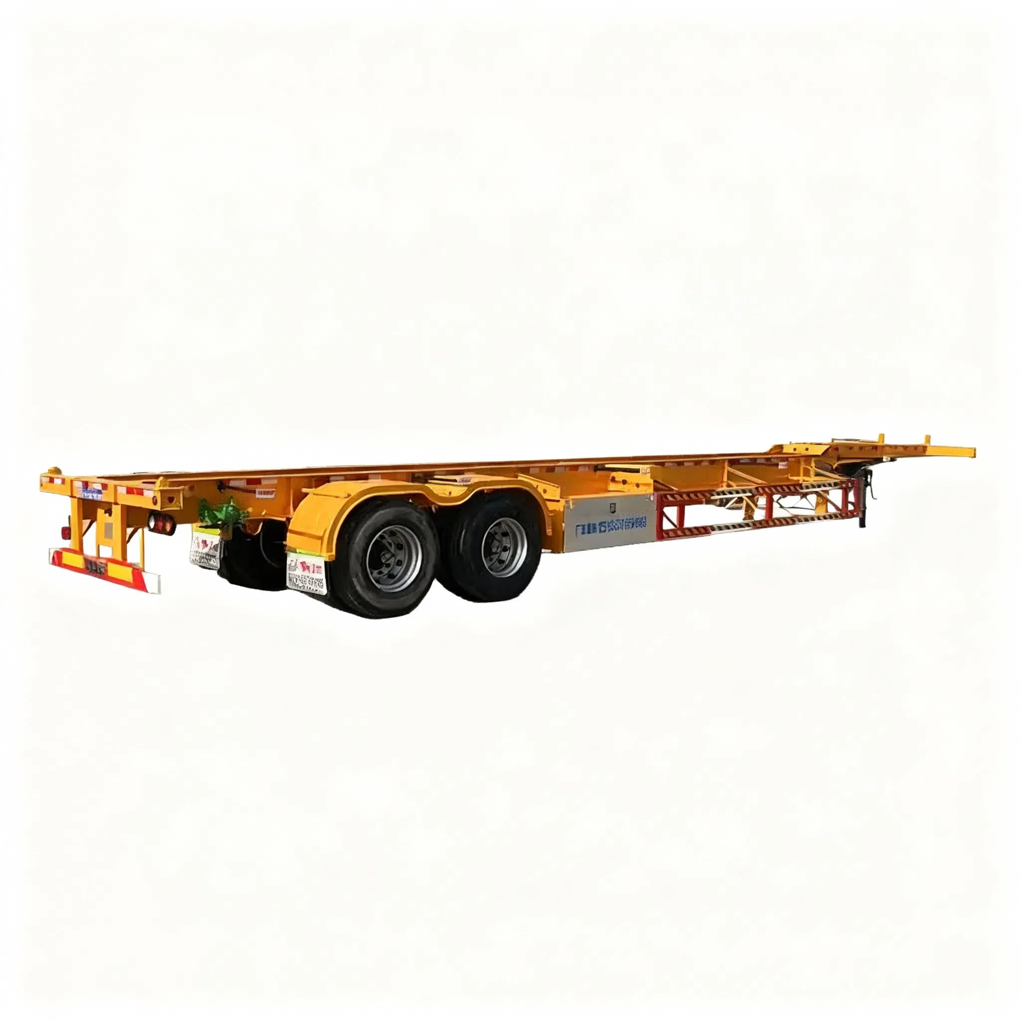 Double Drop Frame Skeleton Semi Trailer Export-Grade