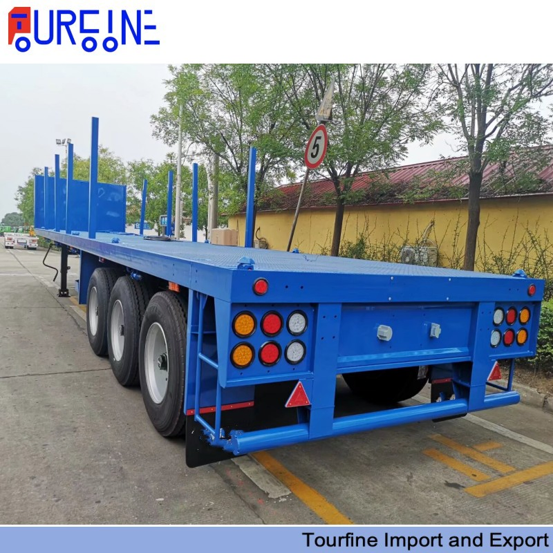 Efficient 3 Axle Transport Log Wood Timber Semi Trailer with Air Suspension Malawi Mozambique Namibia Botswana Namibia Vietnam