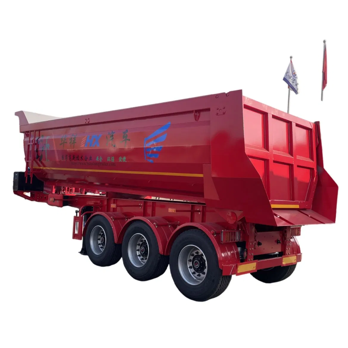 Outstanding Spacious Dumper Truck Semi Trailer for Grain Transport