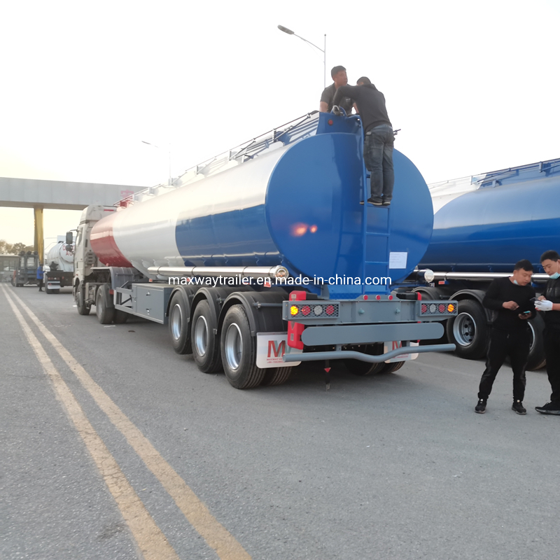 3 Axles 40000L/42000L/45000L/48000L/50000L Aluminum Steel Petroleum/Diesel/Fuel/Crude Oil/Milk/Water/Gasoline Tanker Trailer Tank Truck Trailer