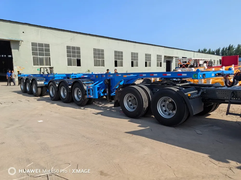 Skeleton Trailer Rear View
