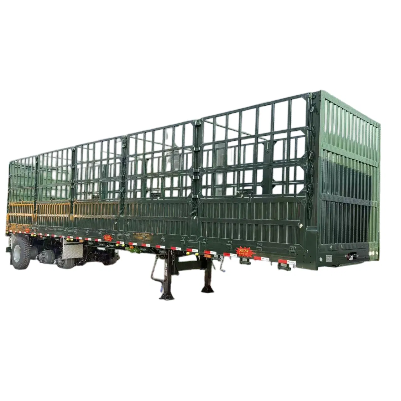 3/4/5-Axle Mechanical Suspension Air Suspension 30 Tons /40 Tons /50 Tons 12850X2450X2350mm (customizable) Curtain Side Semi-Trailer