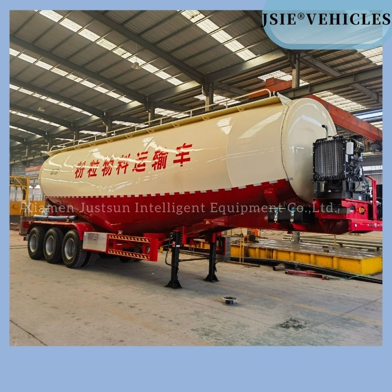55m3 Bulk Cement Flour Transport Semi Trailer