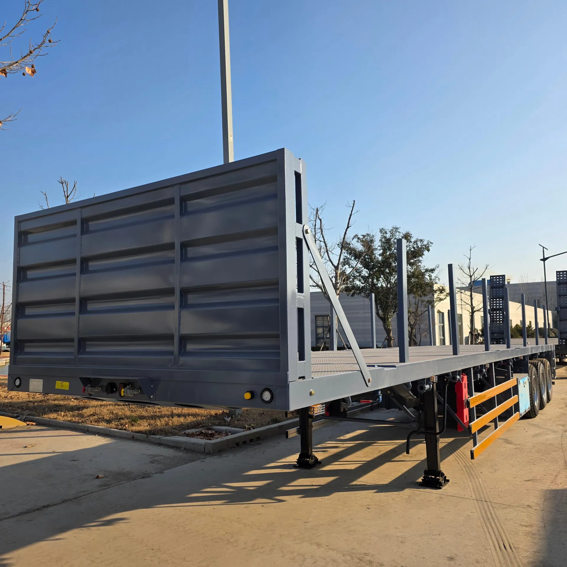 Side Posts Pipes Semi Trailer 1