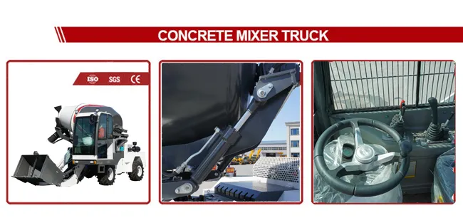 Concrete Mixer Truck View 3