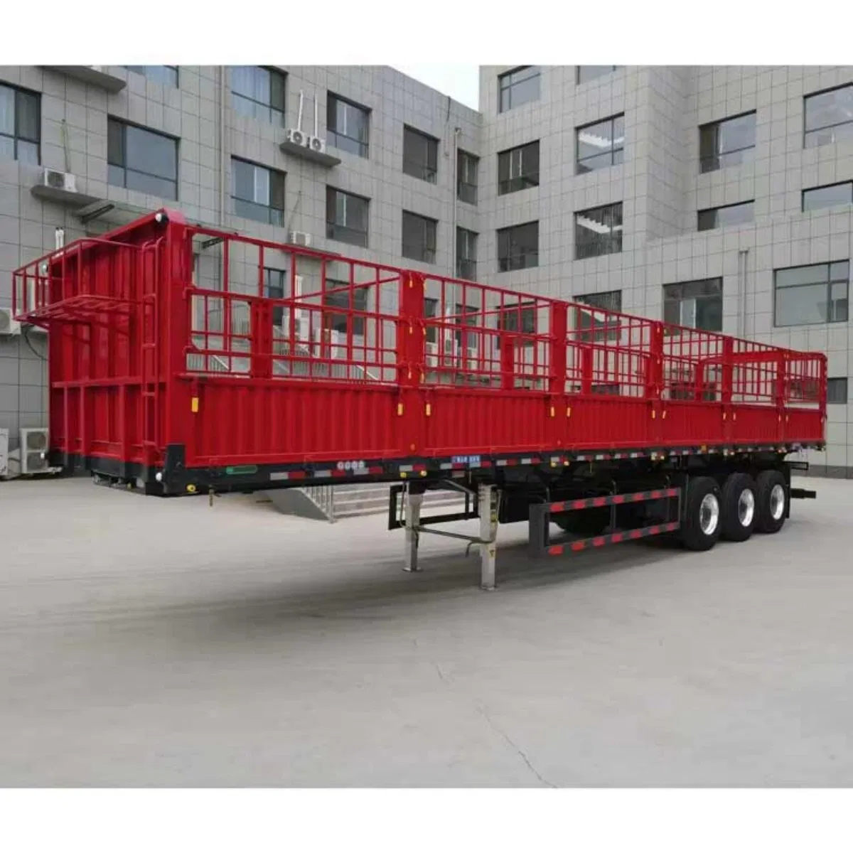 Cheap Price 40 50 Ton Fence Cargo Trailer 3 Axle Stake Fence Semi Trailer From China for Sale