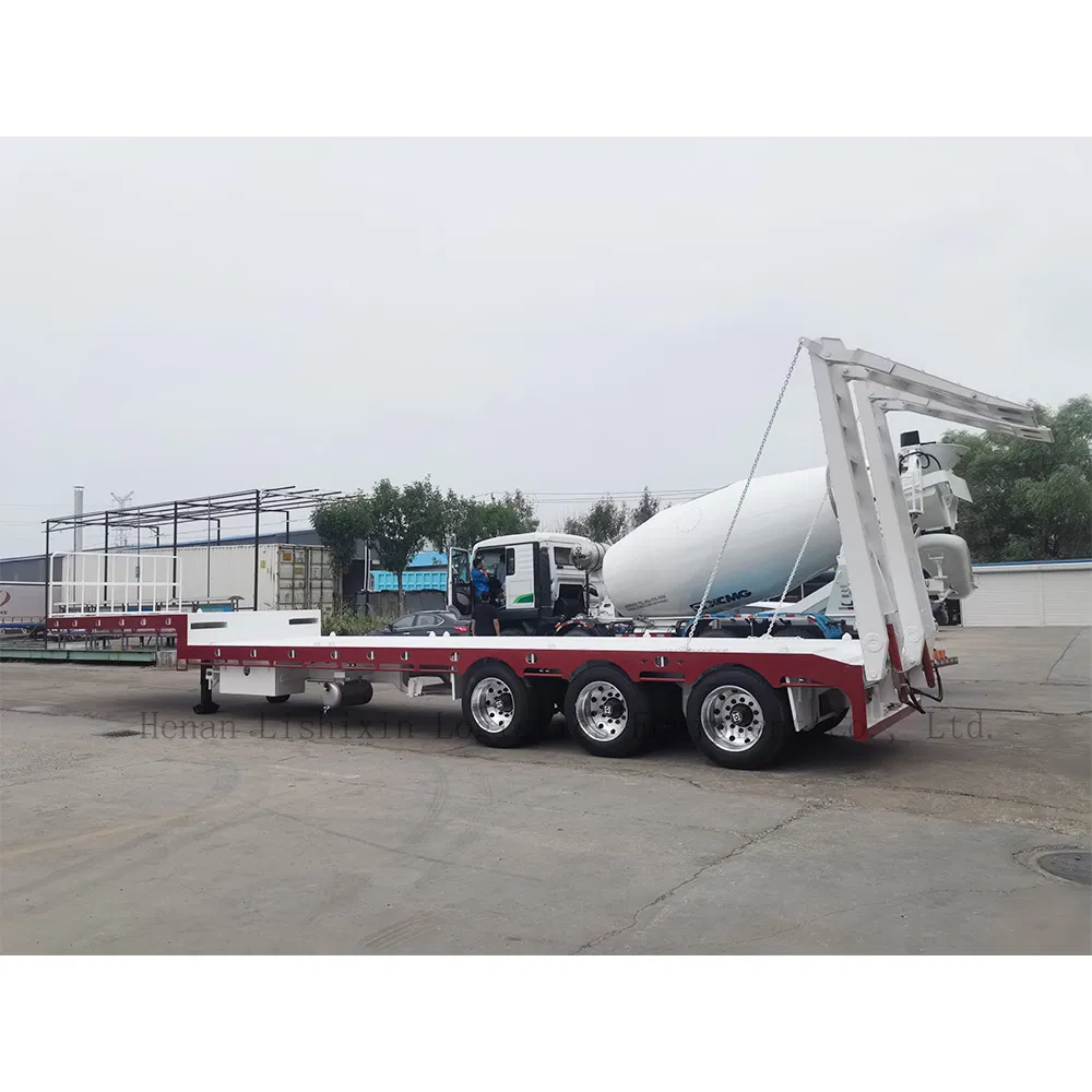 Customized Multifunctional Australia 3 Axle Drop Deck Trailer Low Body Semi Trailer Good Price