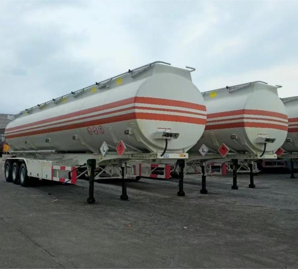 45m3 Tanker Trailer For Sale Transport Oil Diesel Petro Fuel Tank Trailer