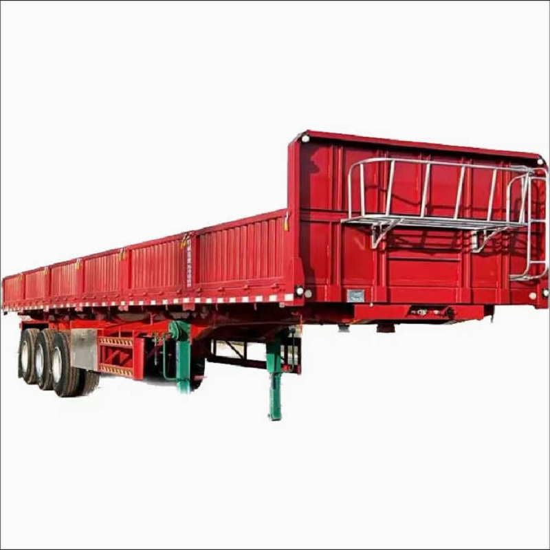 Factory Customized 2 3 Axles Auto Vehicle Transport Transportation Side Tipper Dump Hydraulic Mechanical Lifting Towing Double Deck Drop Carrier Semi Trailer