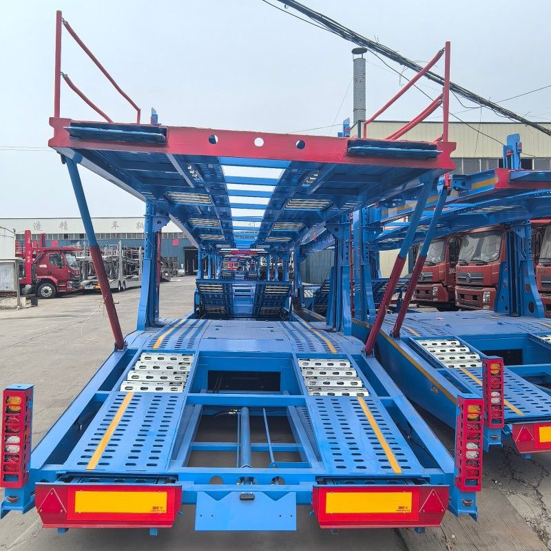 Double Deck Heavy Truck 8 10 Car Transport Trailer Car Hauler Trailer Car Carrier Truck Semi Trailer for Transport Car