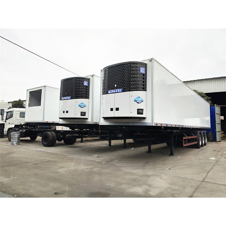 3-Axles Freezer Cooling Van Trailer 40-Tons Refrigerated Freezer Semi Trailer for Sale in Philippines