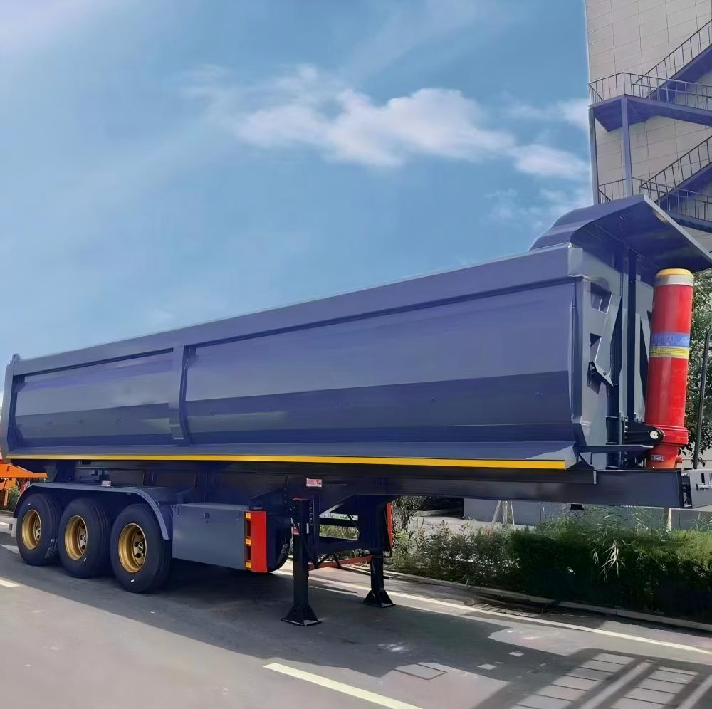 High-Strength Steel Semi Full Truck Trailer with Quick 20-Day Delivery