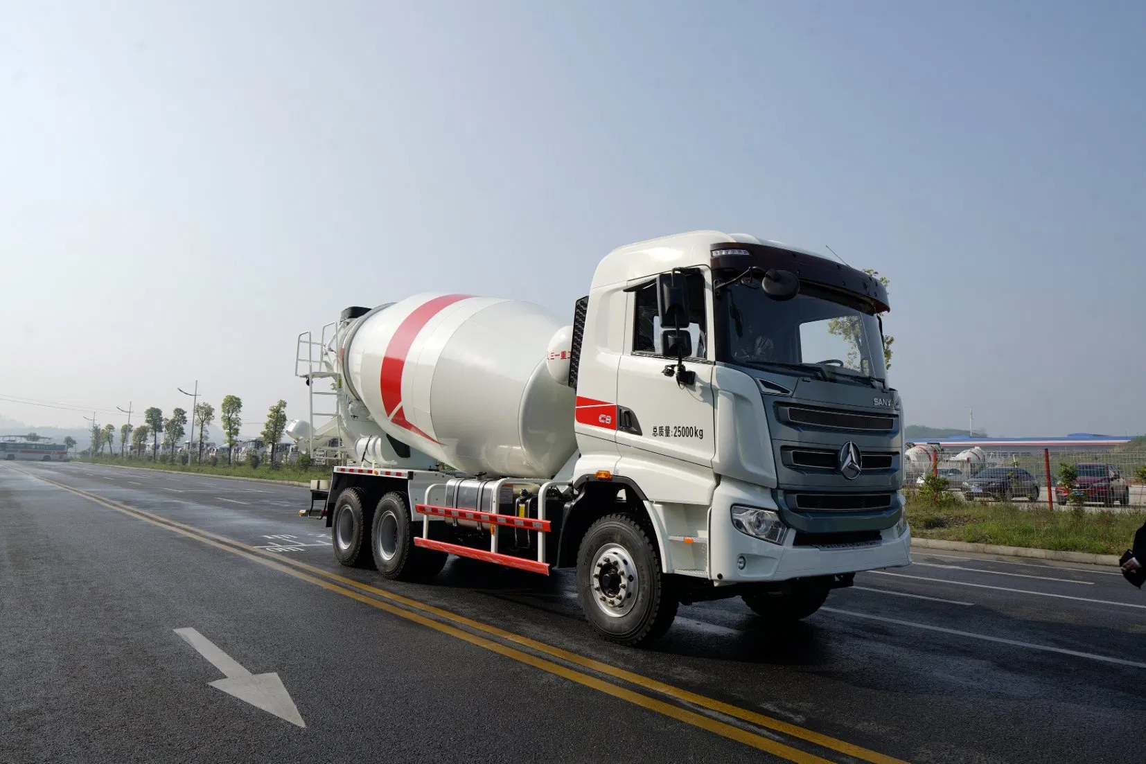 Sany Sy308c-8 (R Dry) 8m3 High Configurations Cement Concrete Mixer Truck Construction Machine Price for Sale