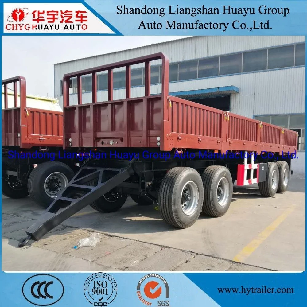 2axle/3axle/4axle Side Wall/Fence/Stake Truck Full / Semi Trailer for Cargo Transport