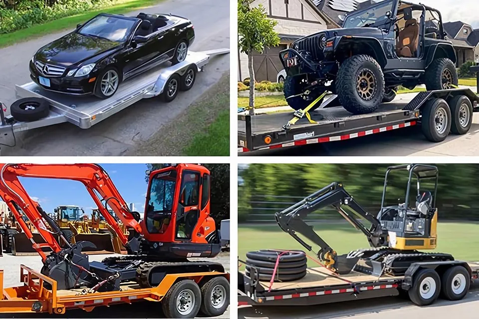 Application of car trailer