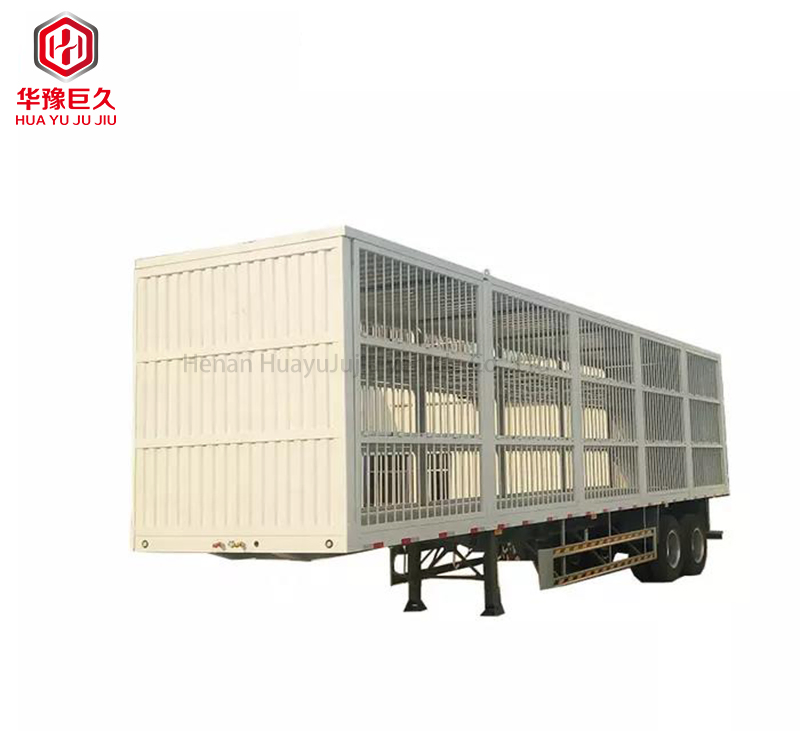 3 Axles Stake Fence Cargo Semi Trailer for Livestock/Cattle/Poultry Animal Transport