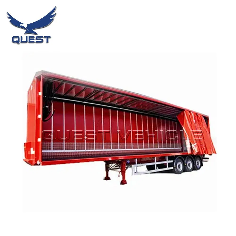 Utility Refrigerate Van Cargo Dry Opening Side Box Van Semi Trailer