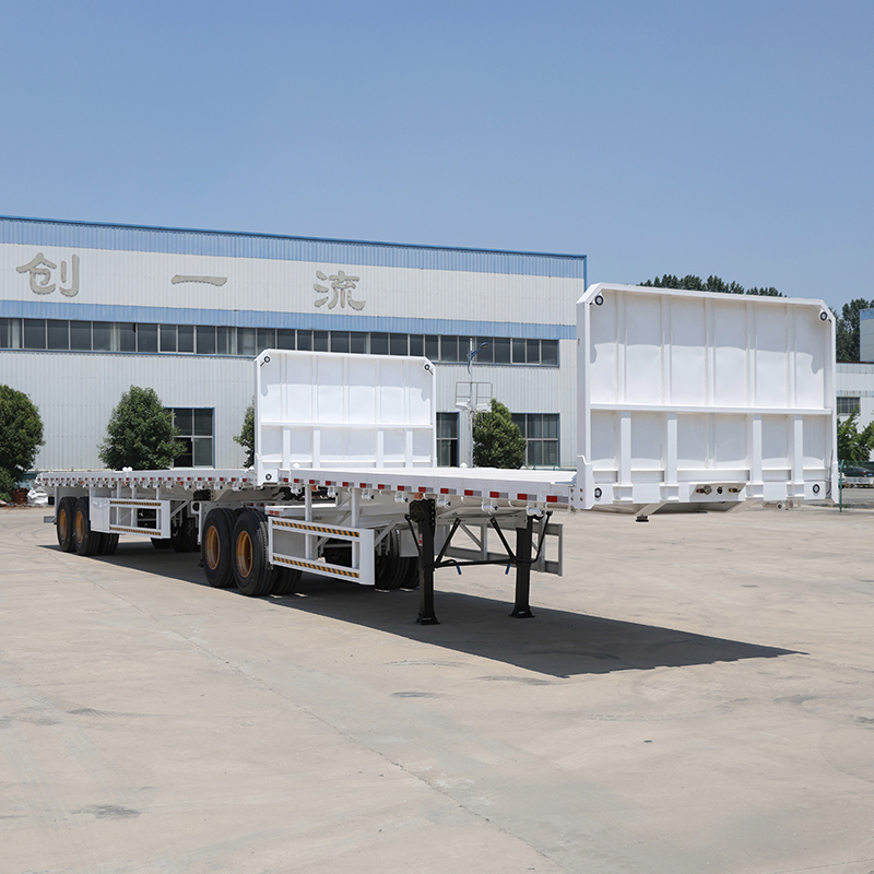 2/3/4 Axles 40feet 40tons/50tons/60tons Container/Cargo Transport Flatbed/Platform Truck Semi-Trailer