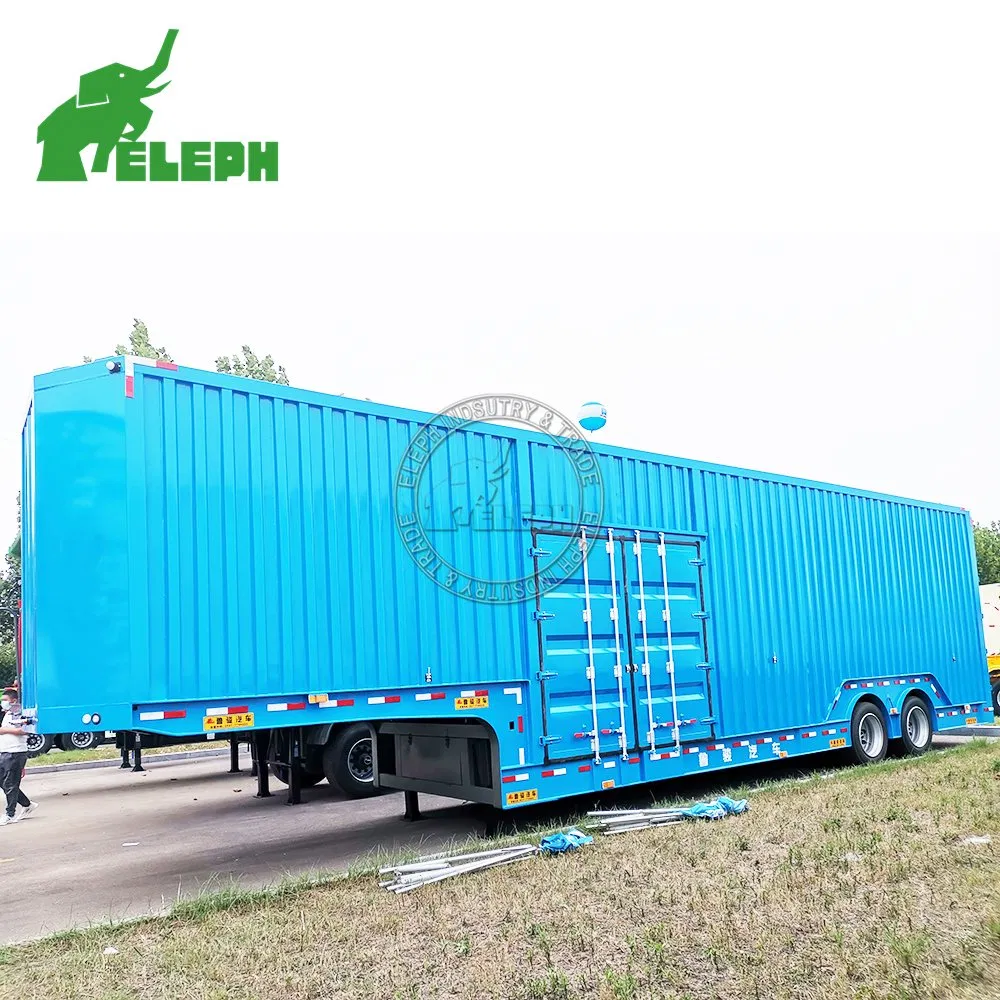 Eleph Luxury SUV Car Hauler Transporter Car Enclosed Carrier Trailer for Philippine